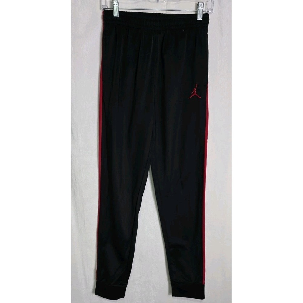 Air Jordan Jumpman Joggers Pants Sweats Size XL‎ Youth Black w/ Red Stripe